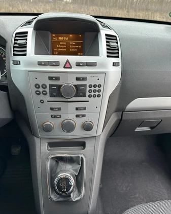 Opel Zafira cena 17900 przebieg: 133000, rok produkcji 2009 z Pruszków małe 232